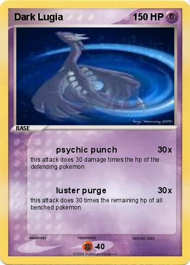 Pokemon Dark Lugia