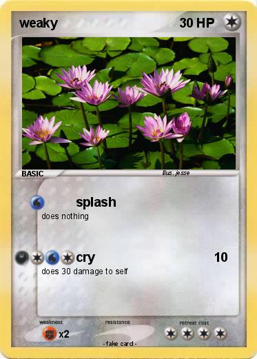 Pokemon weaky