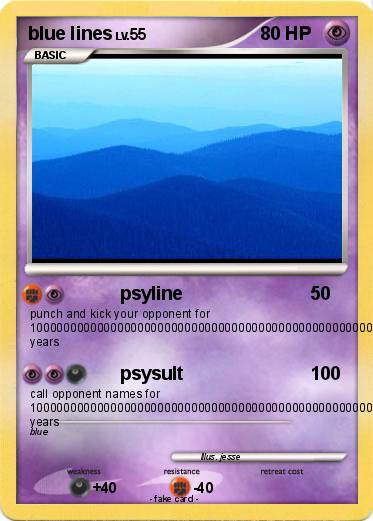 Pokemon blue lines