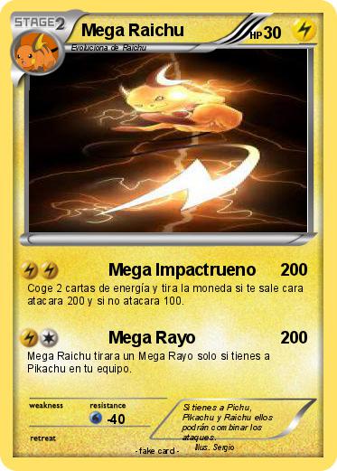Pokemon Mega Raichu