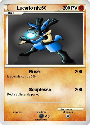 Pokemon Lucario niv.60