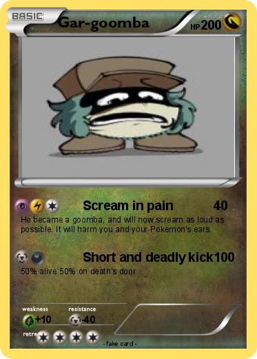 Pokemon Gar-goomba