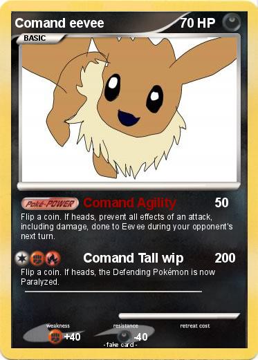 Pokemon Comand eevee