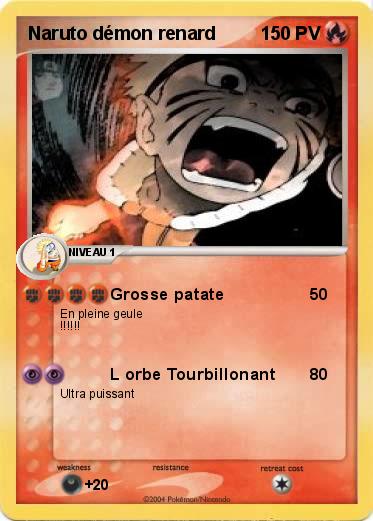 Pokemon Naruto démon renard