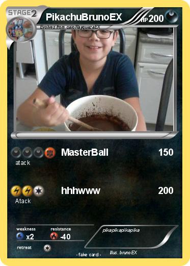 Pokemon PikachuBrunoEX