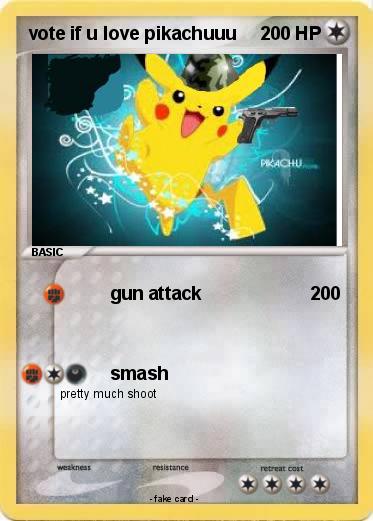 Pokemon vote if u love pikachuuu
