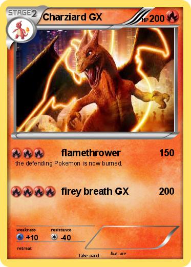 Pokemon Charziard GX