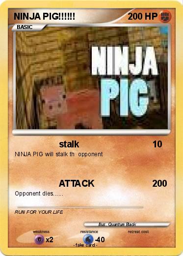 Pokemon NINJA PIG!!!!!!