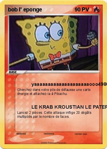 Pokemon bob l' eponge
