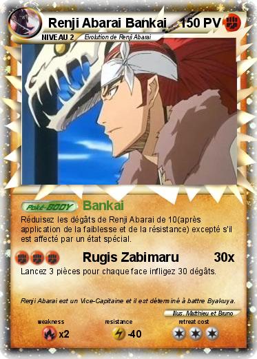 Pokemon Renji Abarai Bankai