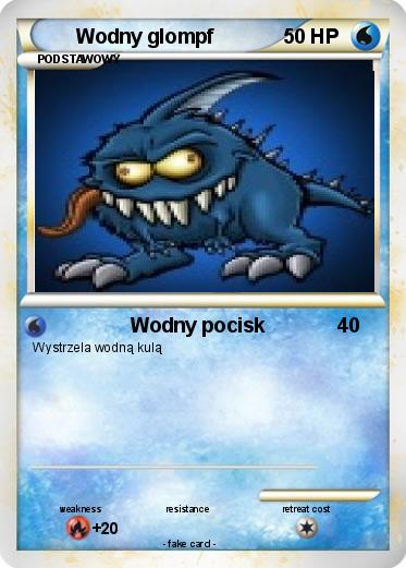 Pokemon Wodny glompf