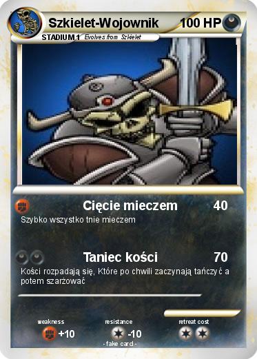 Pokemon Szkielet-Wojownik