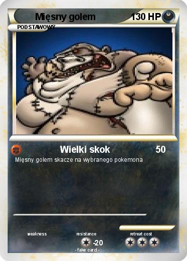 Pokemon Mięsny golem