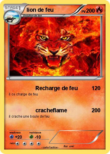 Pokemon lion de feu