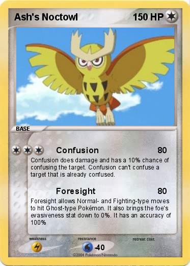 Pokemon Ash's Noctowl