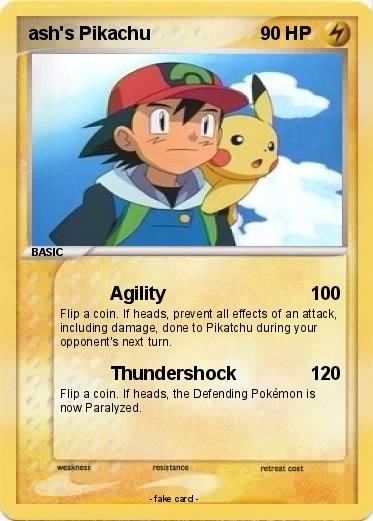 Pokemon ash's Pikachu