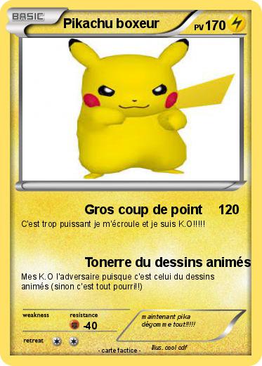 Pokemon Pikachu boxeur