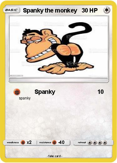Pokemon Spanky the monkey
