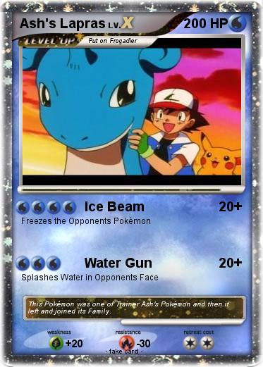 Pokemon Ash's Lapras