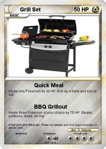 Pokemon Grill Set