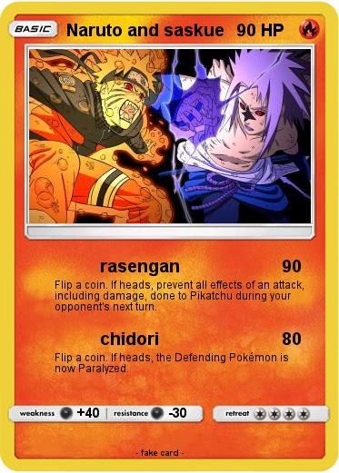 Pokemon Naruto and saskue