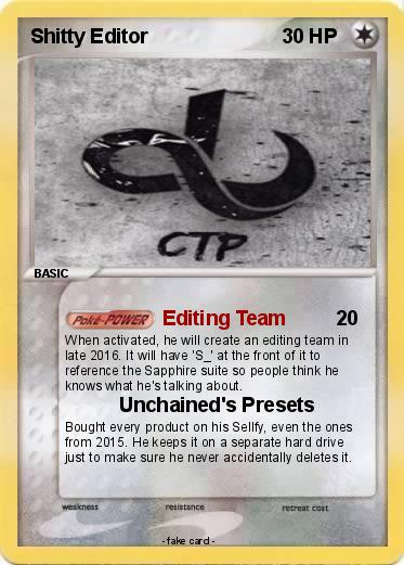 Pokemon Shitty Editor