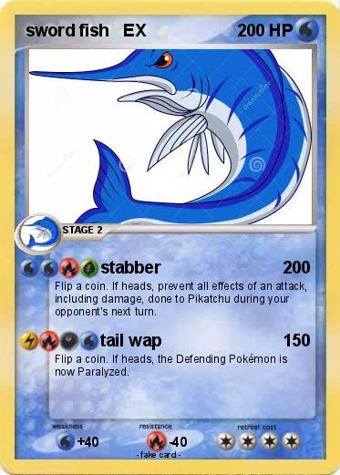 Pokemon sword fish   EX