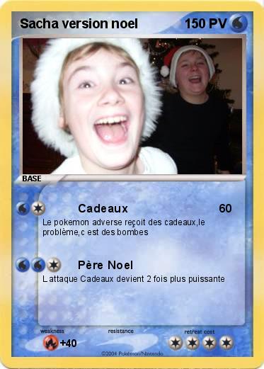 Pokemon Sacha version noel 
