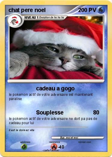 Pokemon chat pere noel