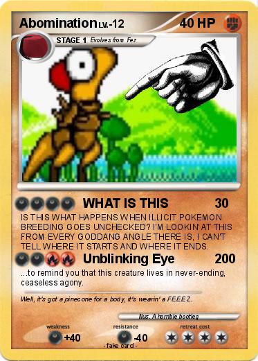 Pokemon Abomination