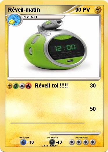 Pokemon Réveil-matin