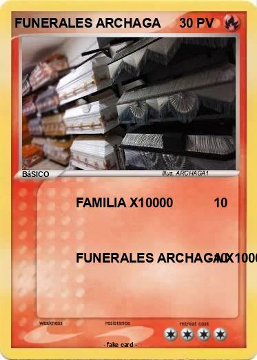 Pokemon FUNERALES ARCHAGA