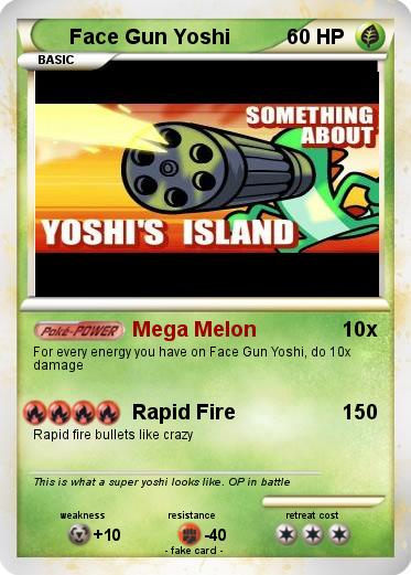 Pokemon Face Gun Yoshi