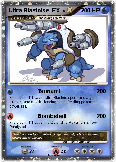 Pokemon Ultra Blastoise  EX