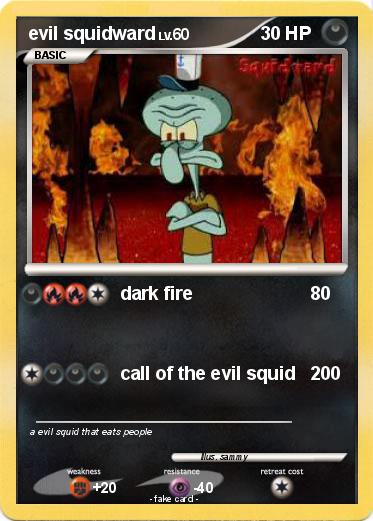 Pokemon evil squidward