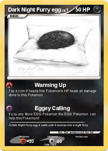 Pokemon Dark Night Furry egg