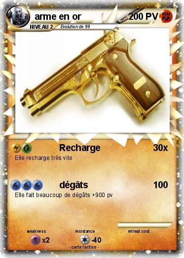 Pokemon arme en or