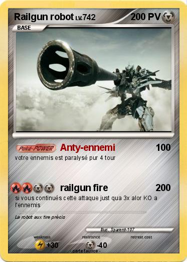 Pokemon Railgun robot