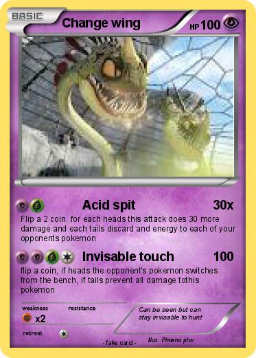 Pokemon Change wing