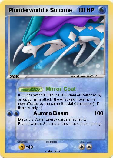 Pokemon Plunderworld's Suicune
