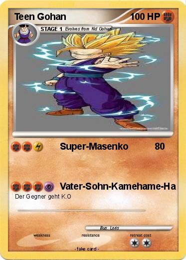 Pokemon Teen Gohan