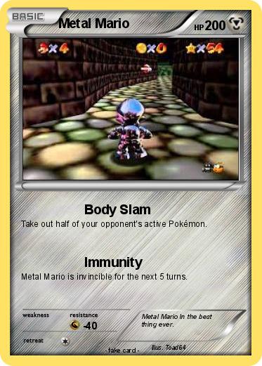 Pokemon Metal Mario