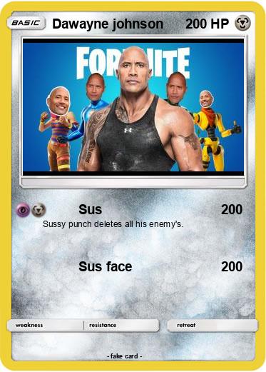 Pokemon Dawayne johnson