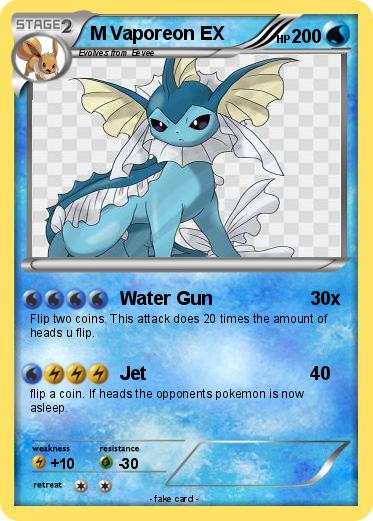 Pokemon M Vaporeon EX