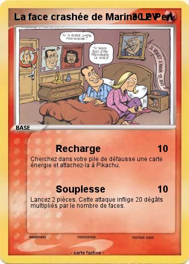 Pokemon La face crashée de Marine Le Pen