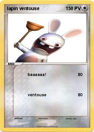 Pokemon lapin ventouse