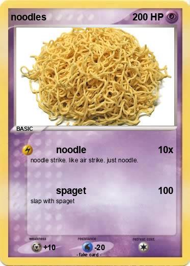 Pokemon noodles
