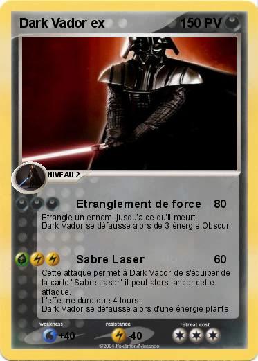 Pokemon Dark Vador ex