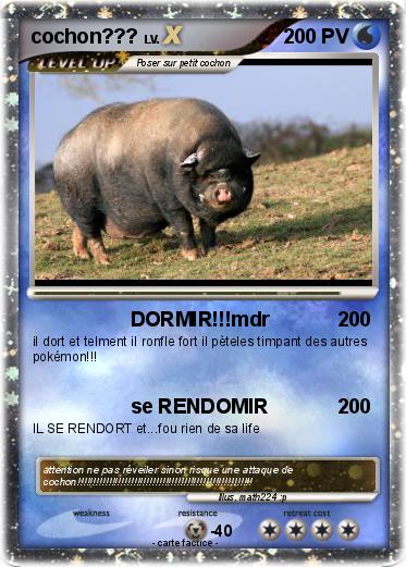 Pokemon cochon???