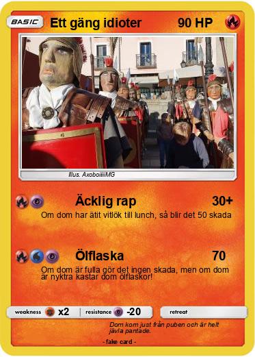 Pokemon Ett gäng idioter